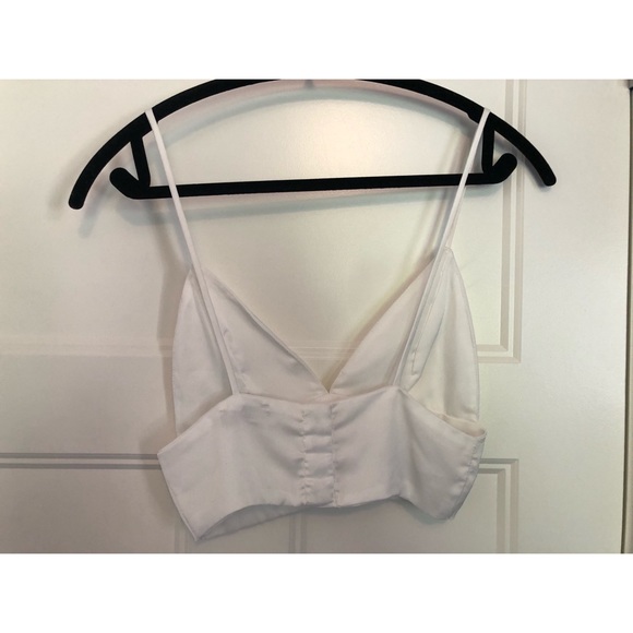 Coco & Yves Satin Cropped Camisole - Picture 3 of 4